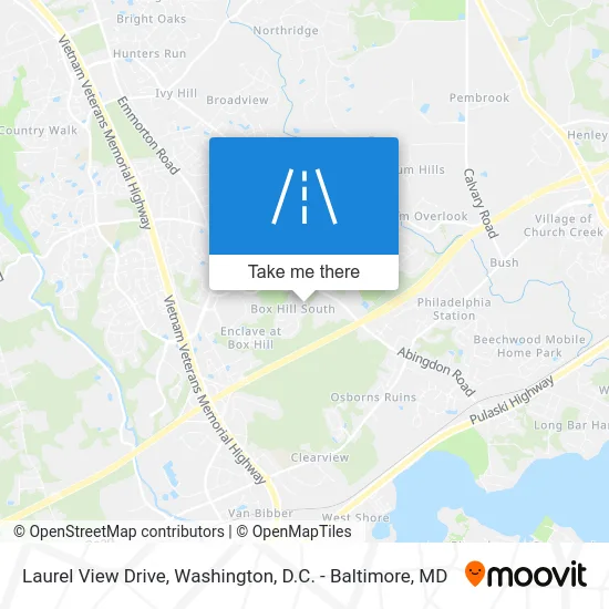 Laurel View Drive map