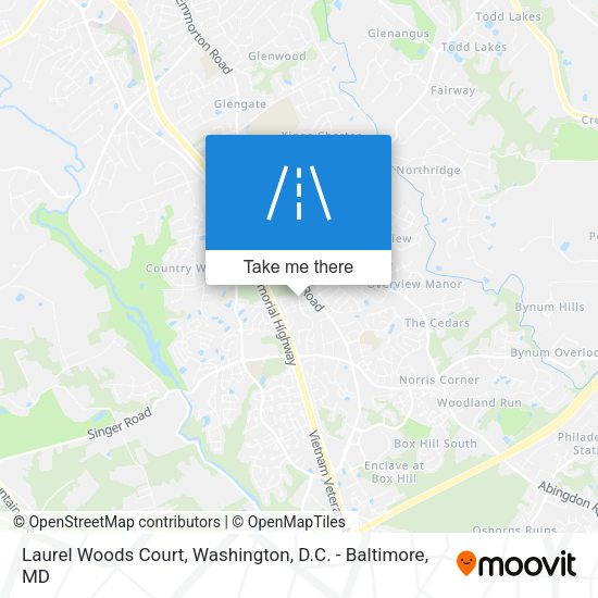 Laurel Woods Court map