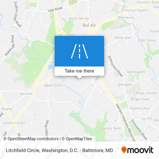 Litchfield Circle map