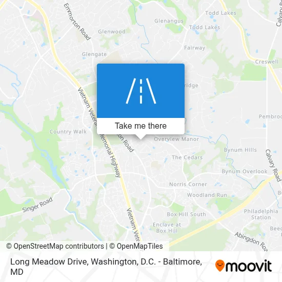 Long Meadow Drive map