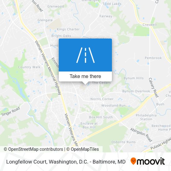 Mapa de Longfellow Court
