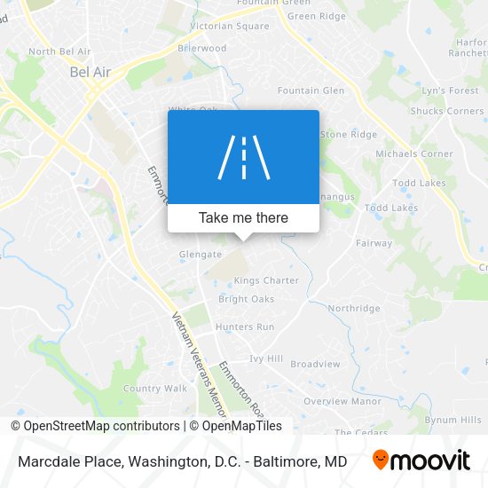 Marcdale Place map