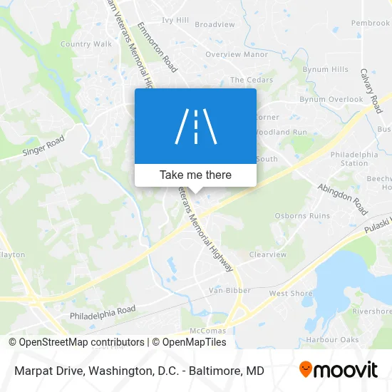 Marpat Drive map