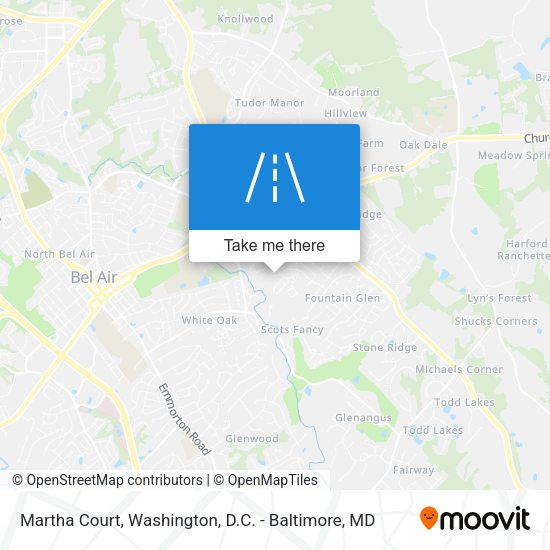 Martha Court map