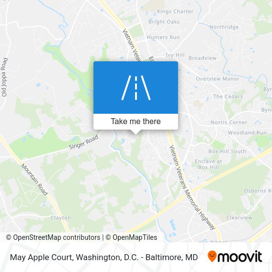 Mapa de May Apple Court