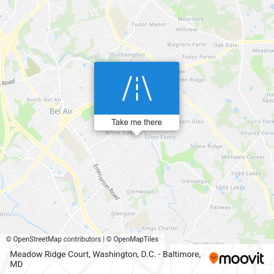 Meadow Ridge Court map