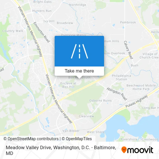 Meadow Valley Drive map