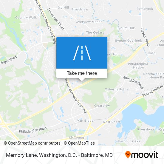 Memory Lane map
