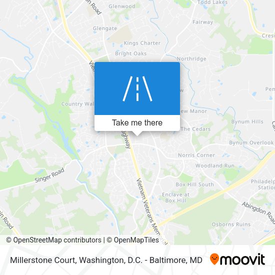 Millerstone Court map