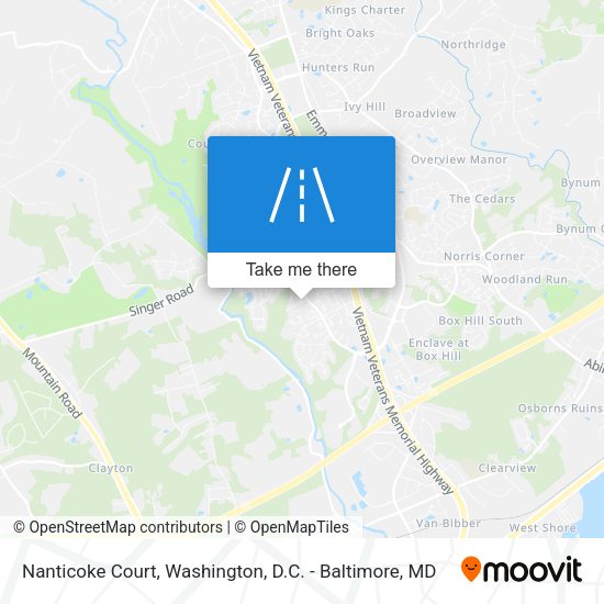 Nanticoke Court map