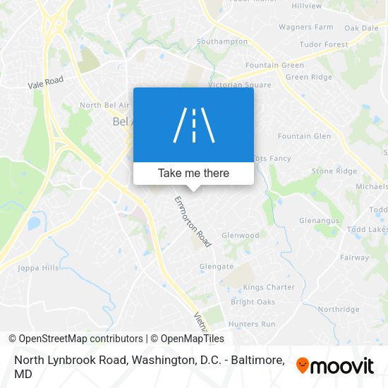 North Lynbrook Road map