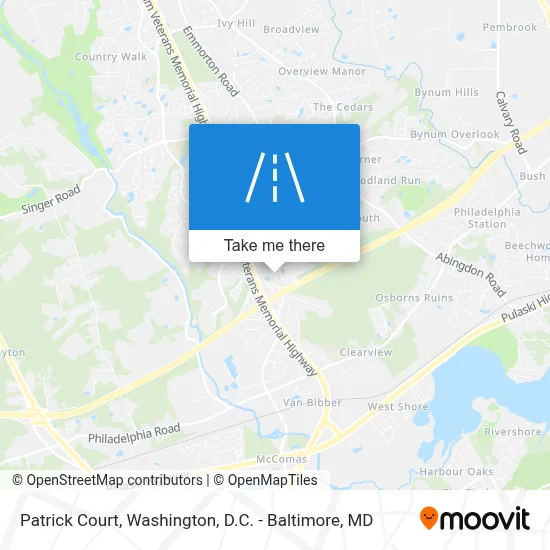 Patrick Court map
