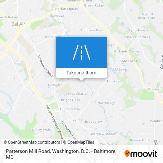 Mapa de Patterson Mill Road