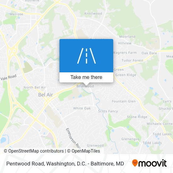 Mapa de Pentwood Road