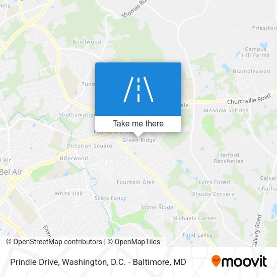 Prindle Drive map