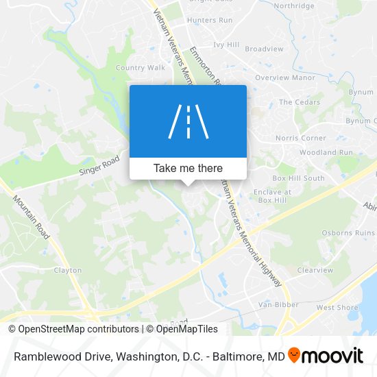 Mapa de Ramblewood Drive