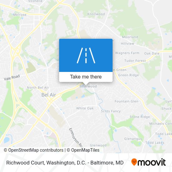 Richwood Court map