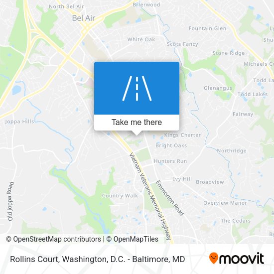 Mapa de Rollins Court