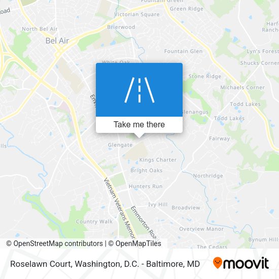 Roselawn Court map