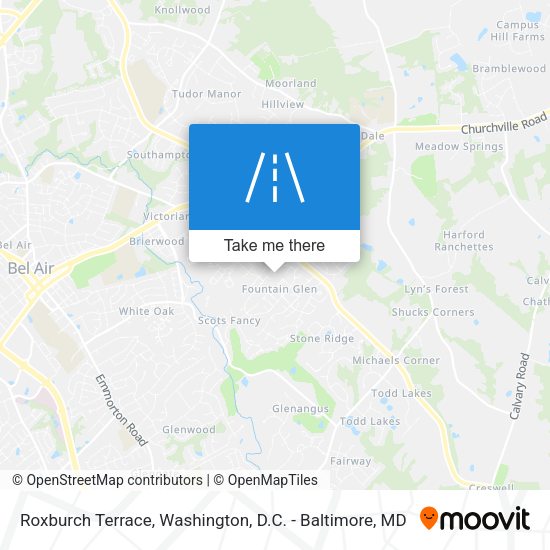 Roxburch Terrace map