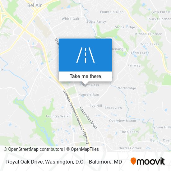 Royal Oak Drive map