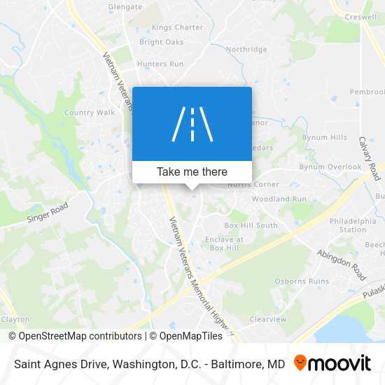 Mapa de Saint Agnes Drive