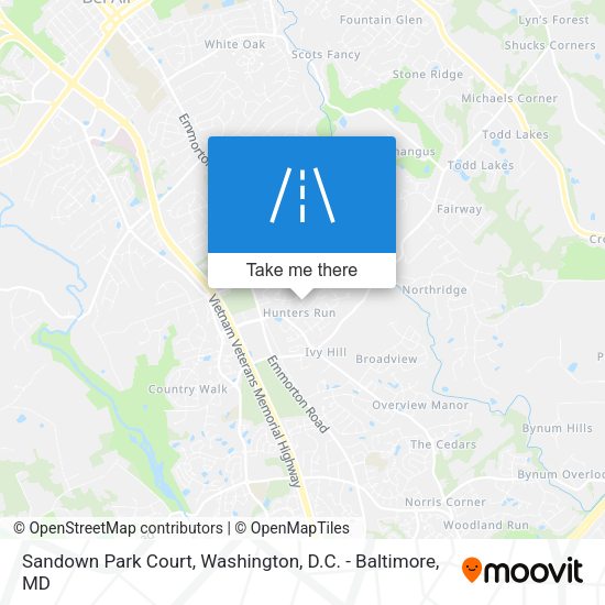 Sandown Park Court map