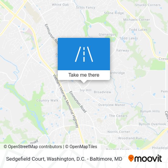 Sedgefield Court map