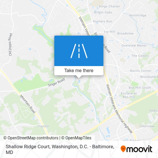 Shallow Ridge Court map