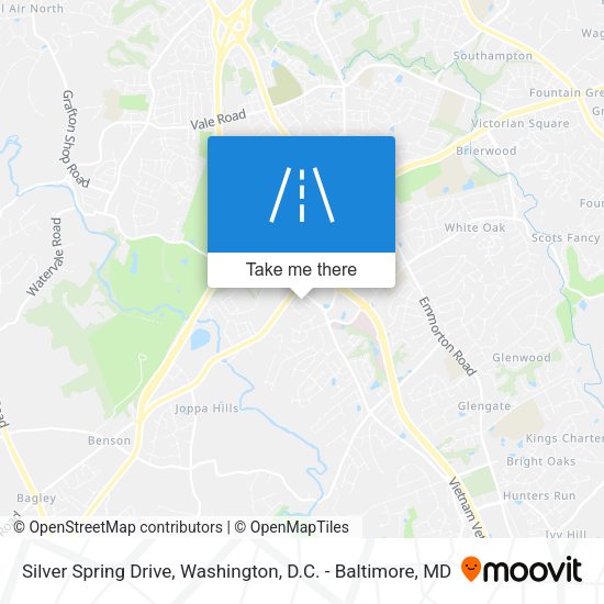 Mapa de Silver Spring Drive