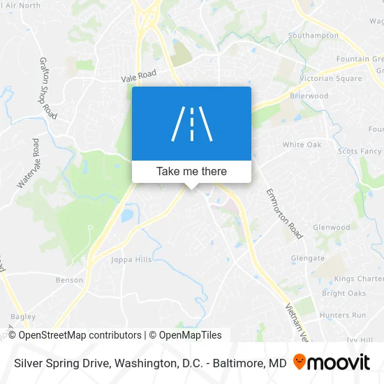 Silver Spring Drive map