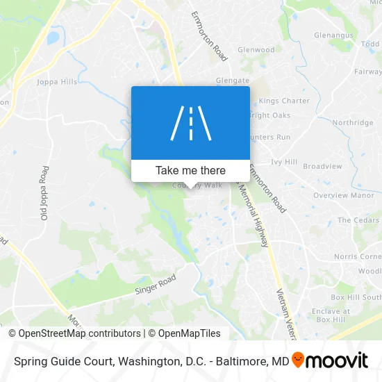 Spring Guide Court map