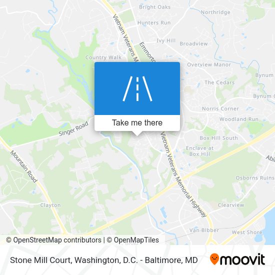Stone Mill Court map