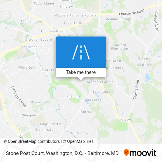 Stone Post Court map