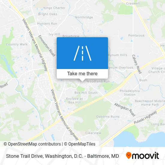 Stone Trail Drive map