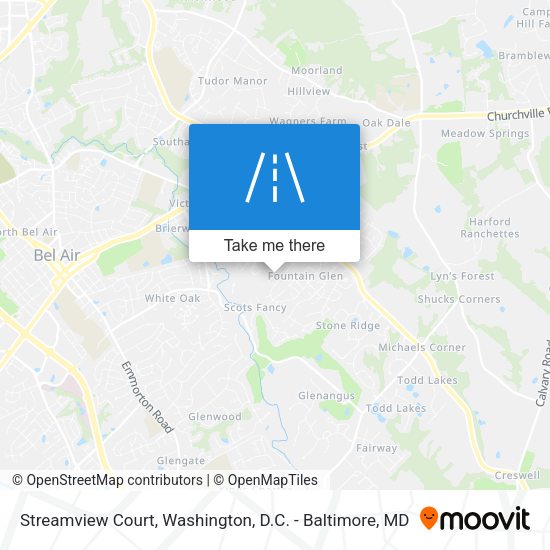 Streamview Court map