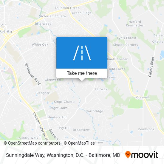 Mapa de Sunningdale Way