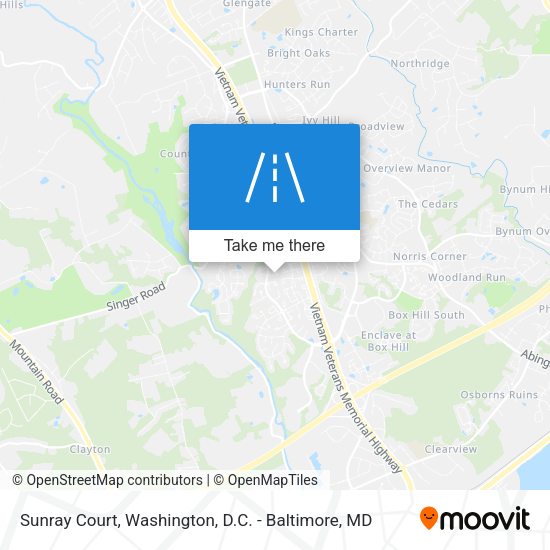 Sunray Court map