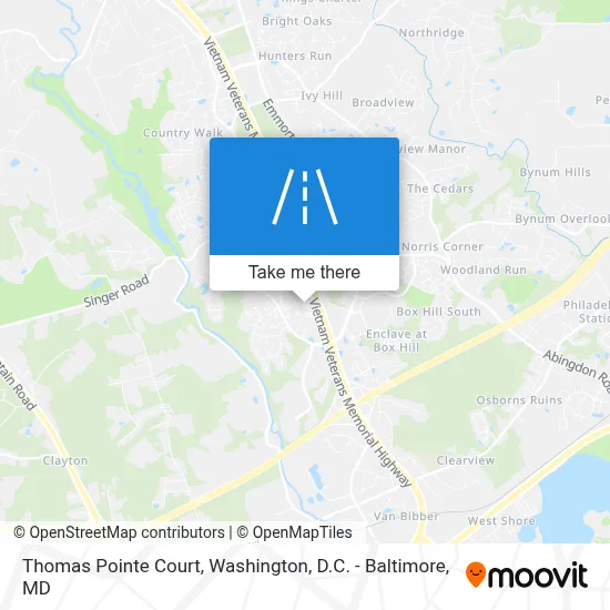 Thomas Pointe Court map