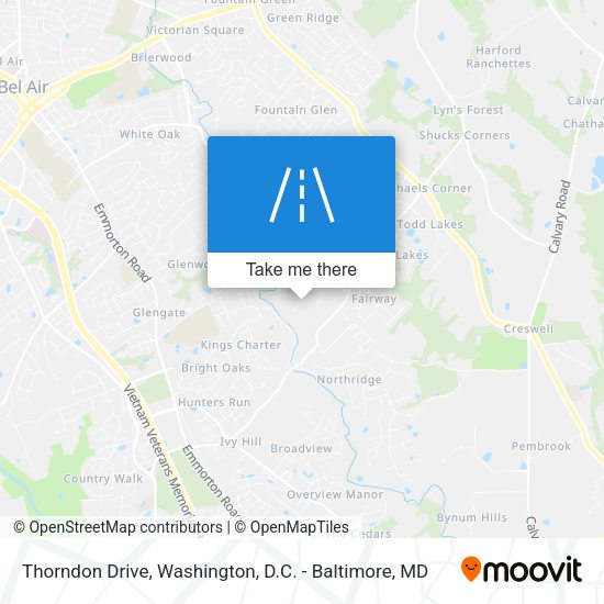 Mapa de Thorndon Drive
