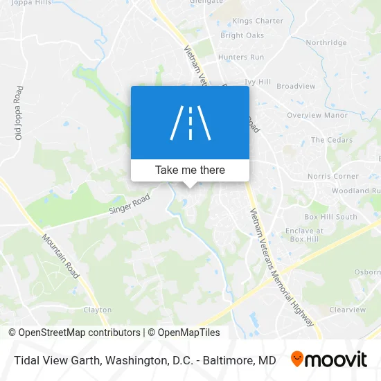 Tidal View Garth map