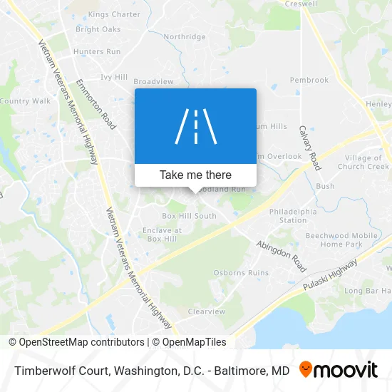 Timberwolf Court map