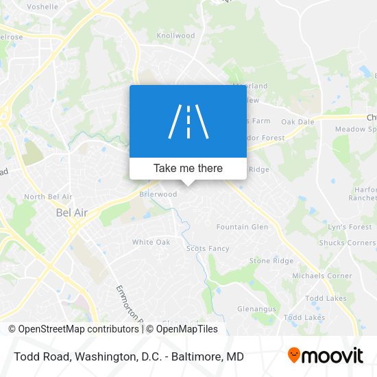 Todd Road map