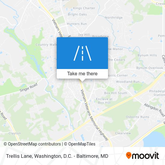 Mapa de Trellis Lane
