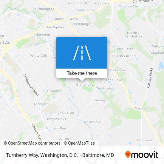 Turnberry Way map