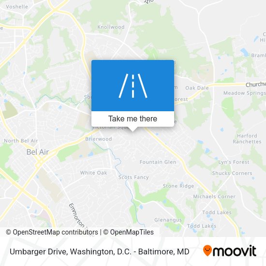 Umbarger Drive map