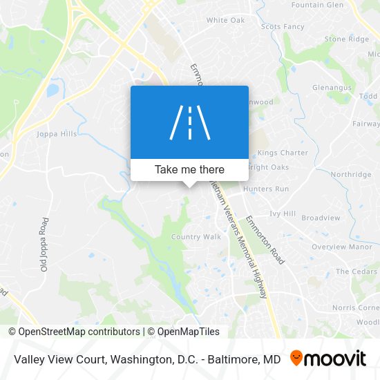Mapa de Valley View Court