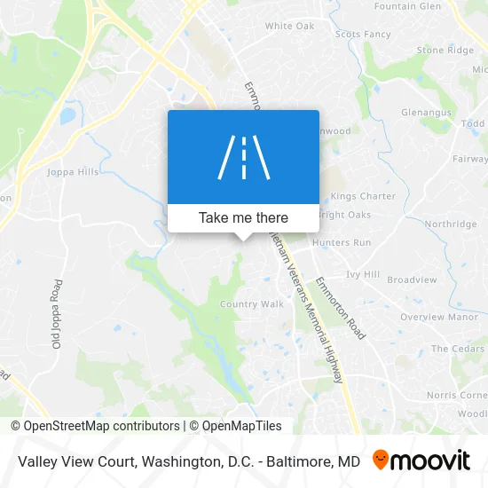 Valley View Court map