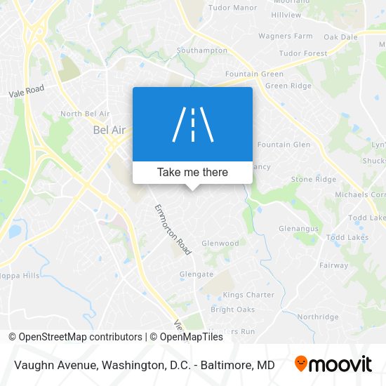 Vaughn Avenue map