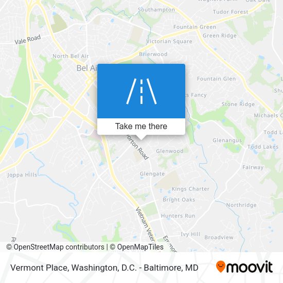Vermont Place map